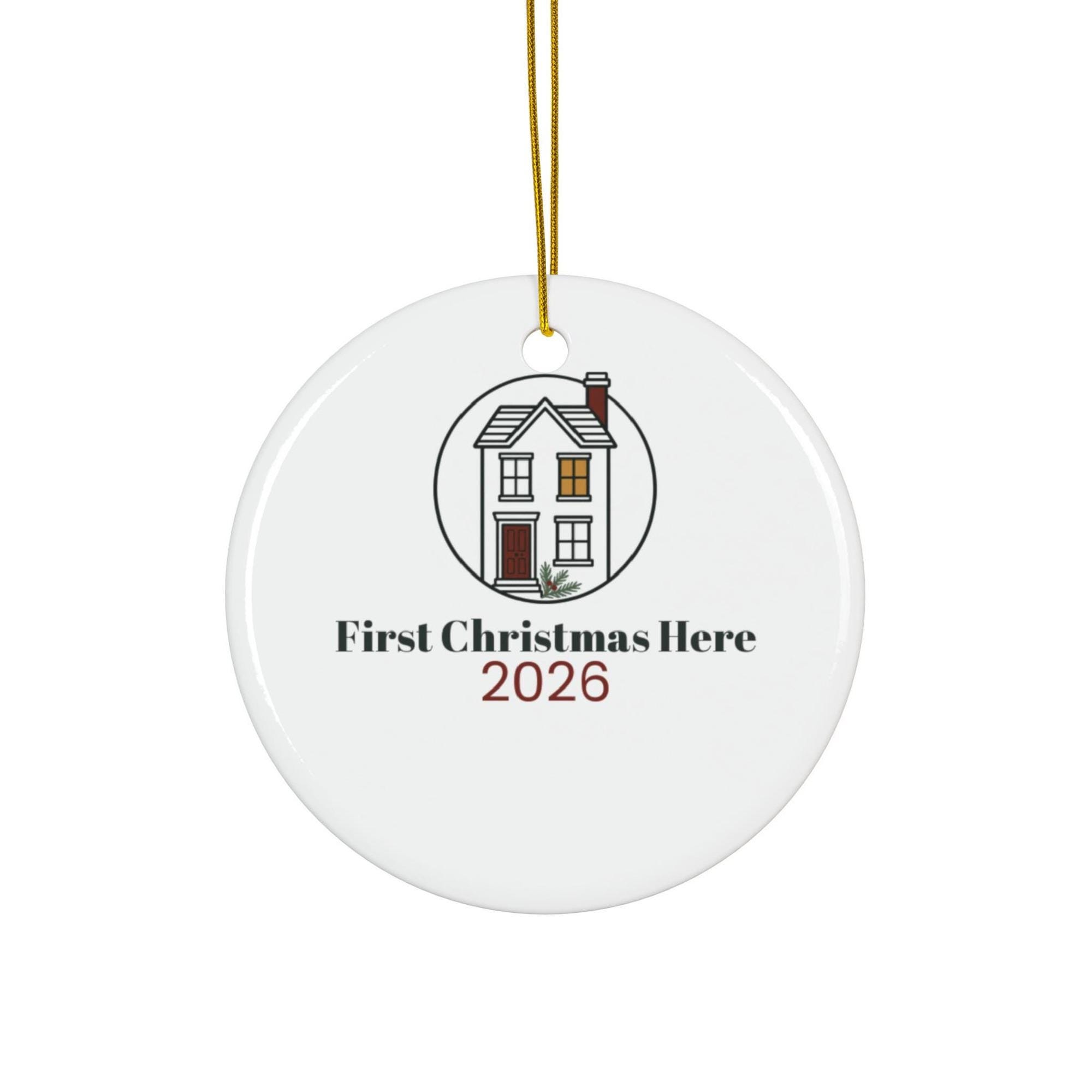 First Christmas Here Townhouse Ornament photo 4