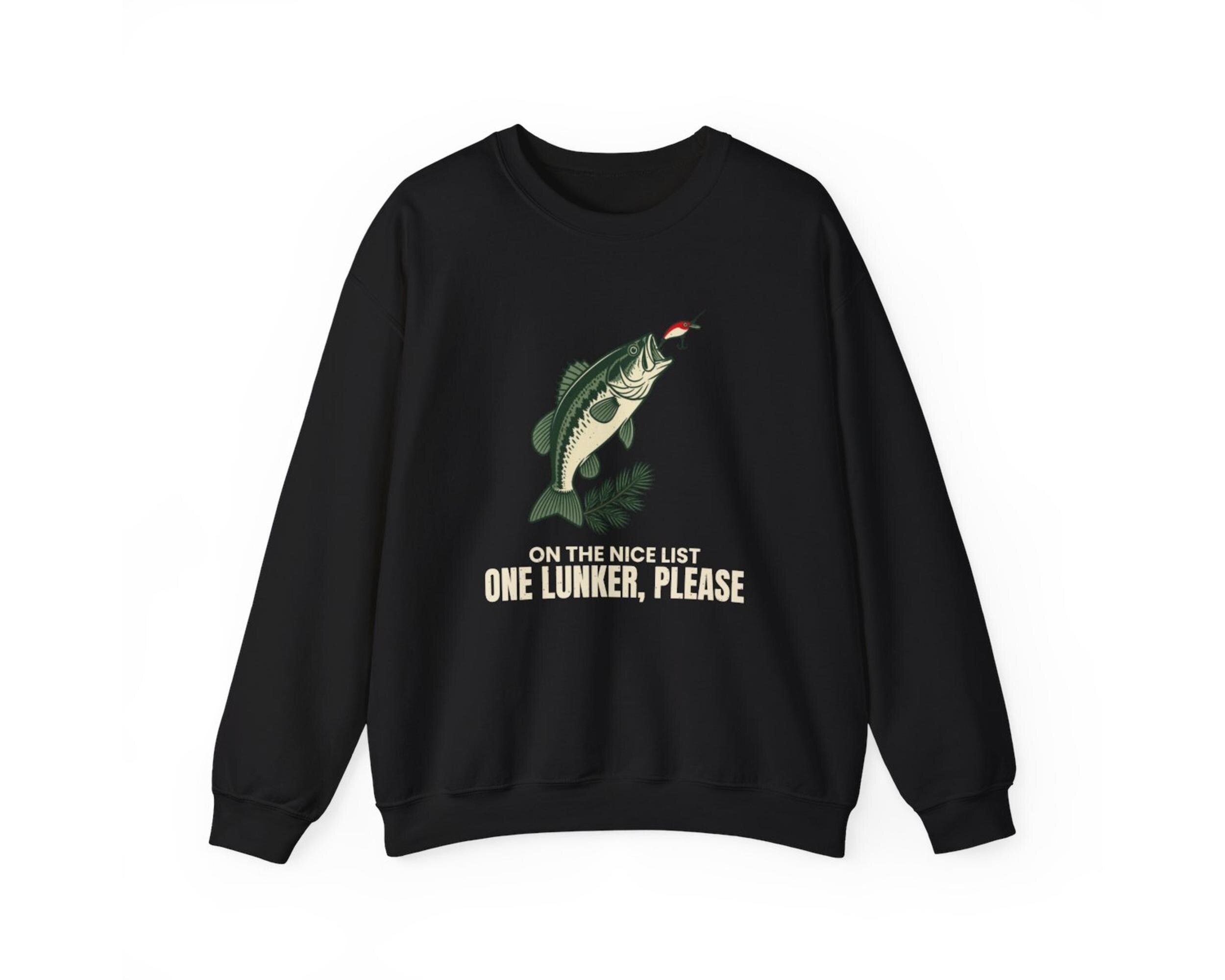Bass Fishing Nice List Sweatshirt photo 4