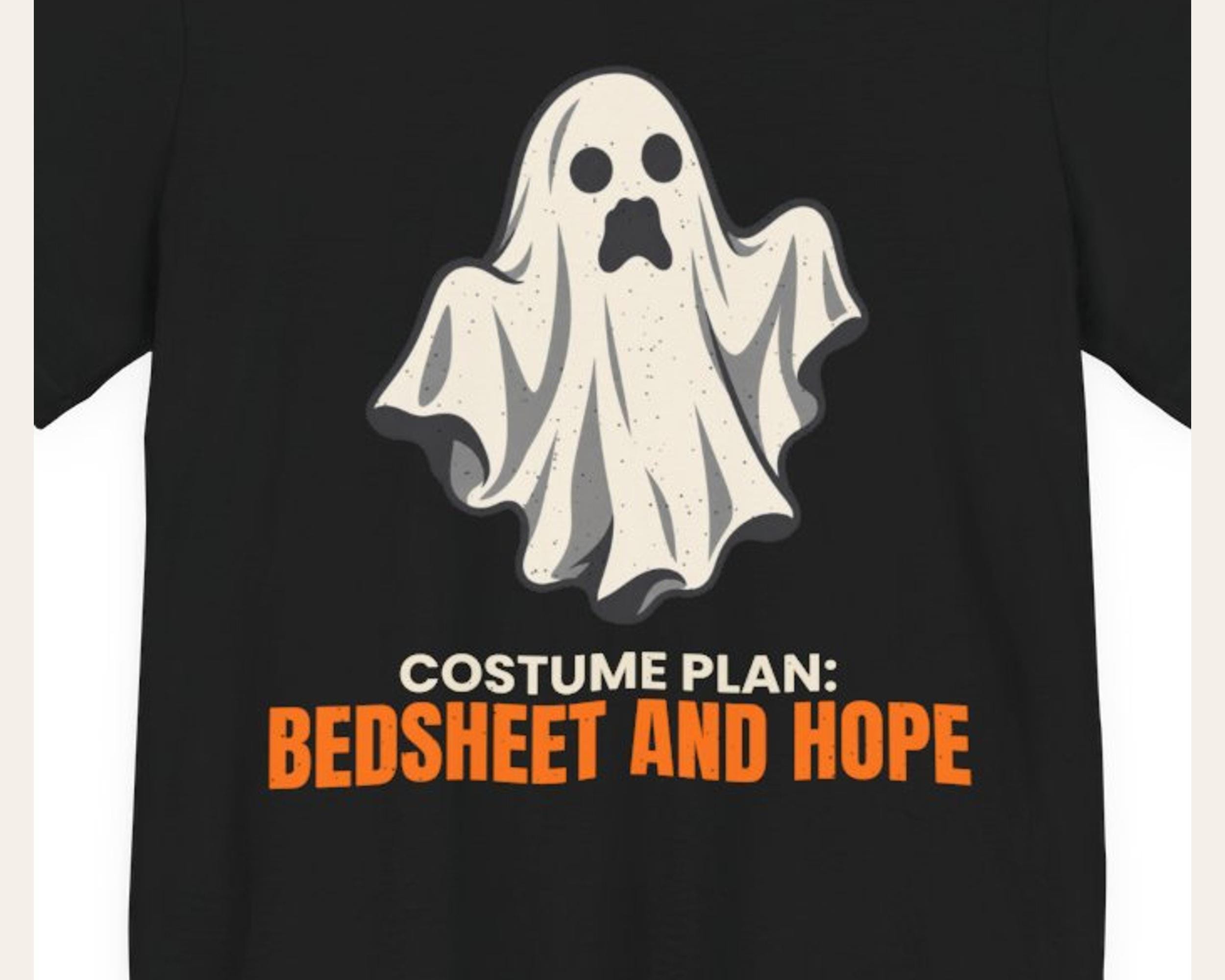Bedsheet Ghost Costume Tee photo 3