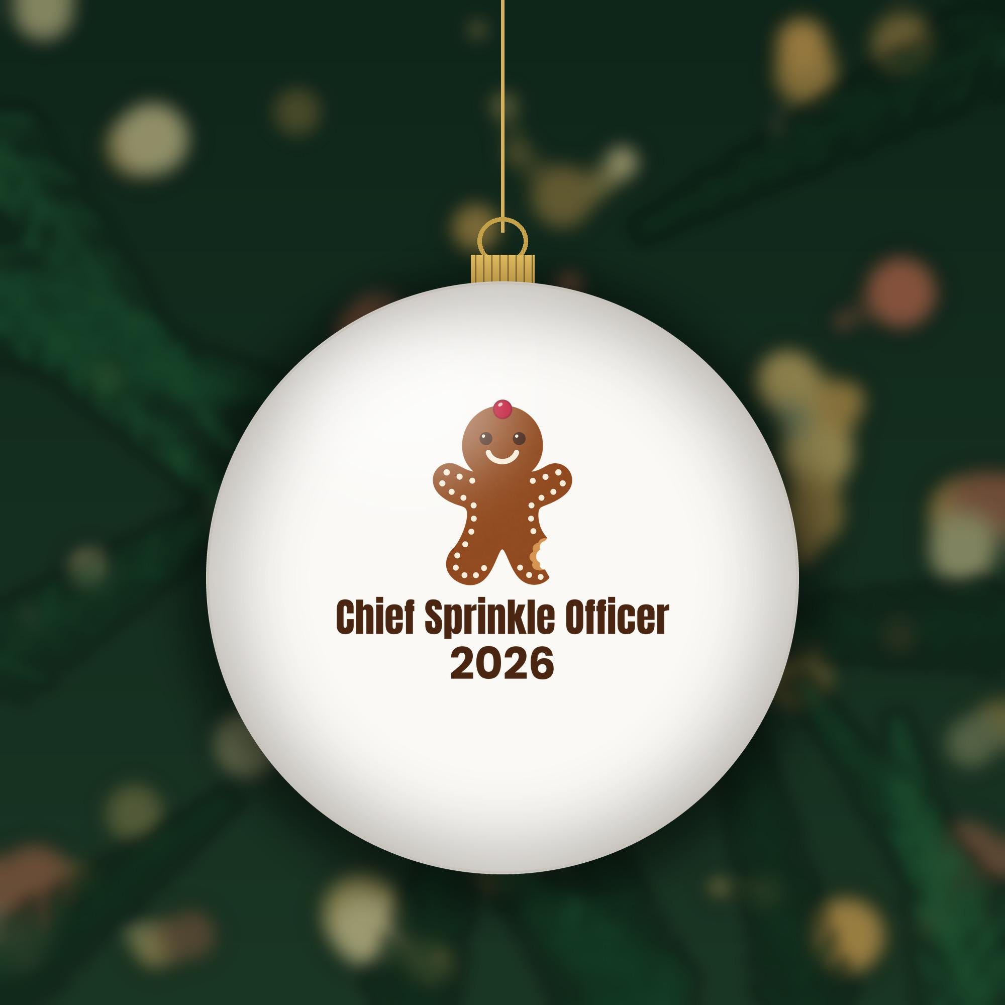 Gingerbread Cookie 2026 Tree Ornament photo 1