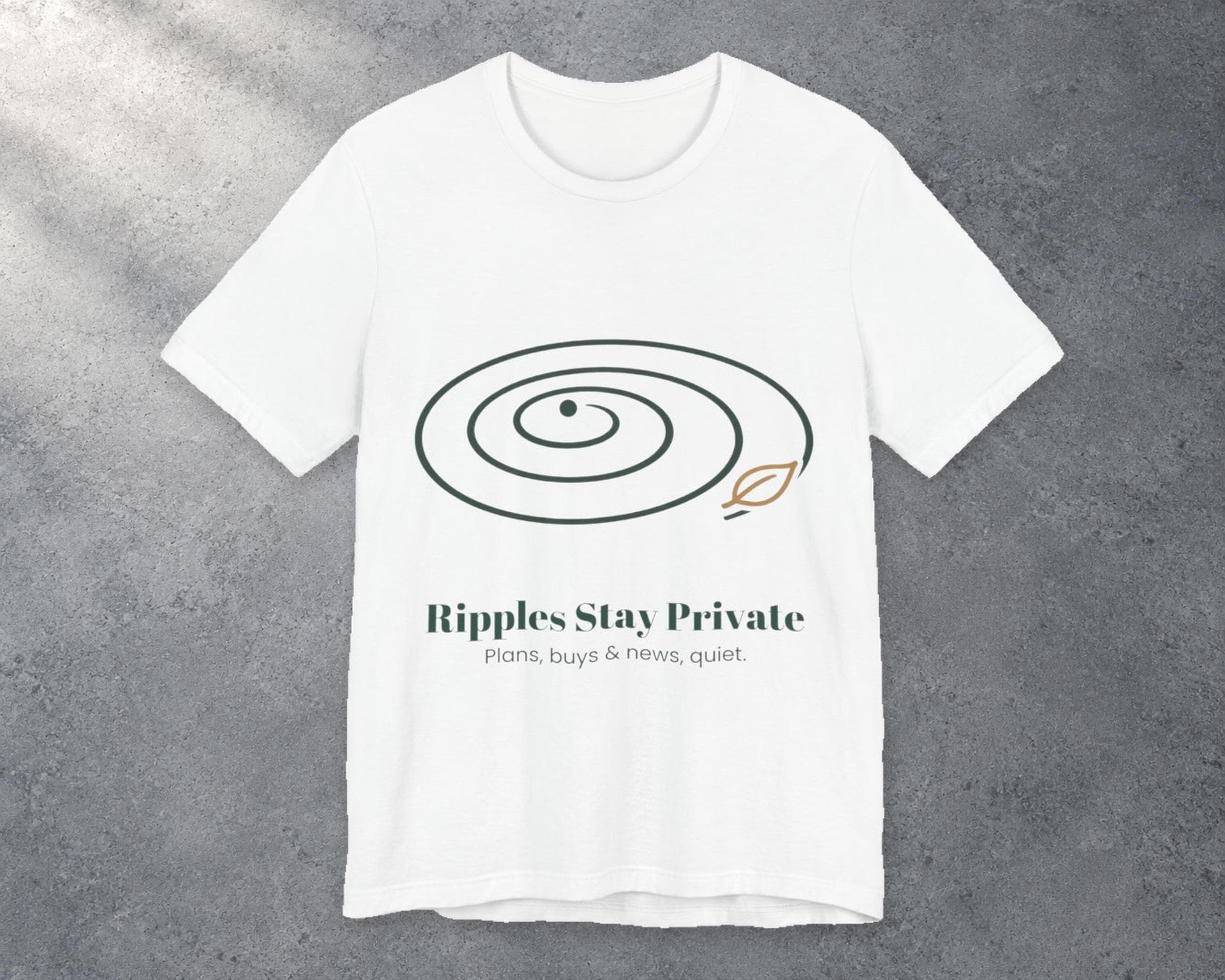 Ripples Stay Private Tee photo 1