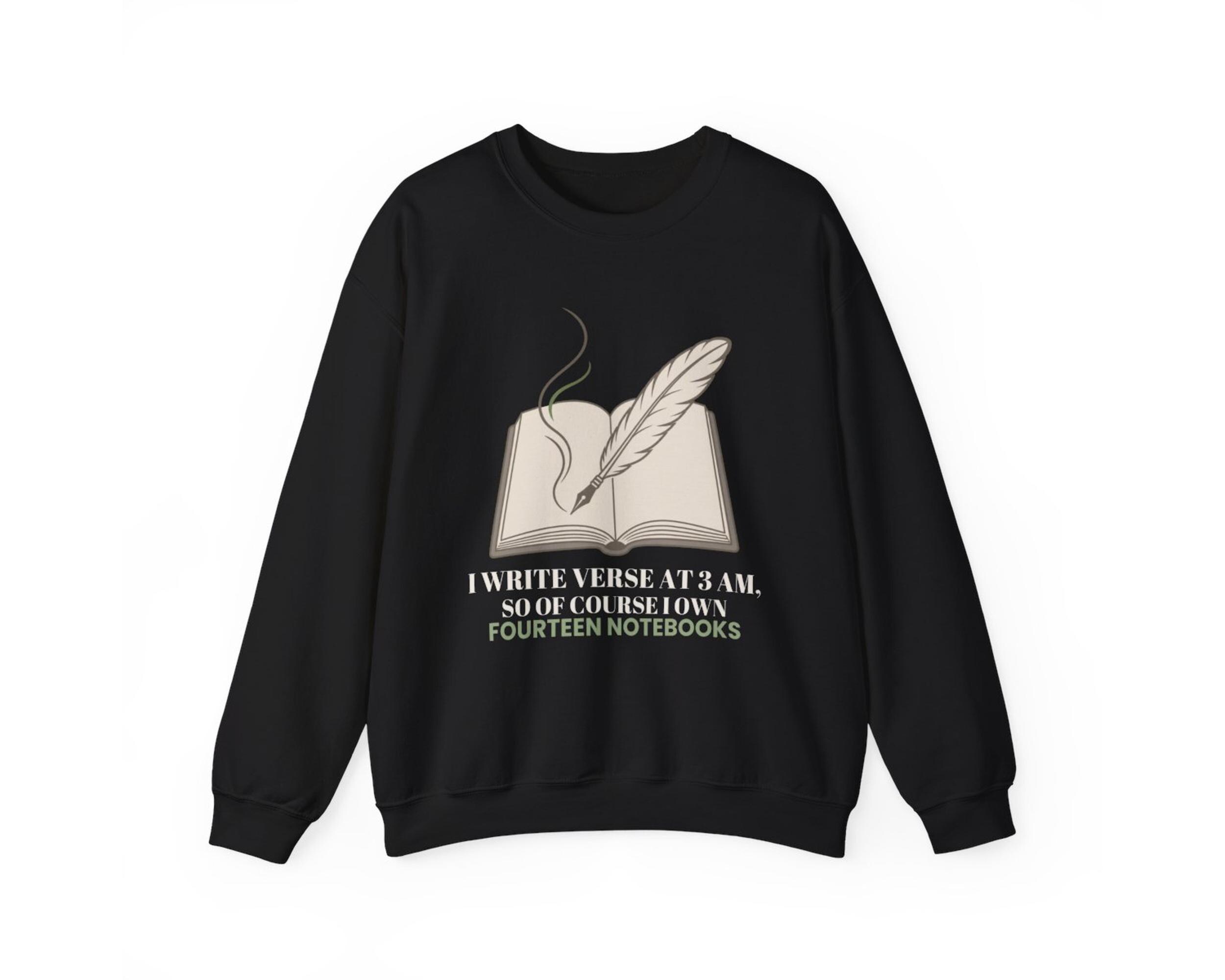 Verse at 3 AM Poet Sweatshirt photo 4