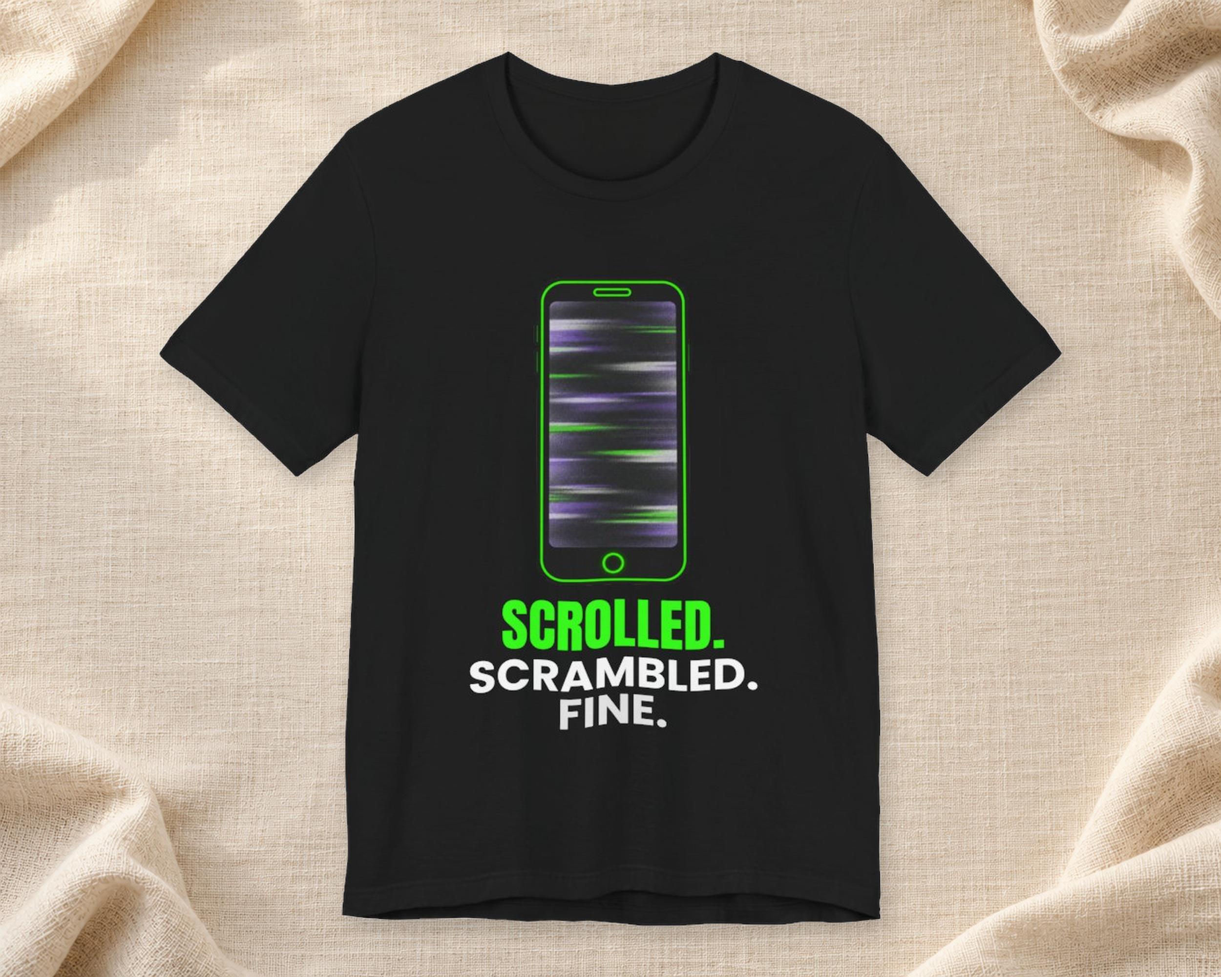 Scrolled Scrambled Fine Tee photo 1