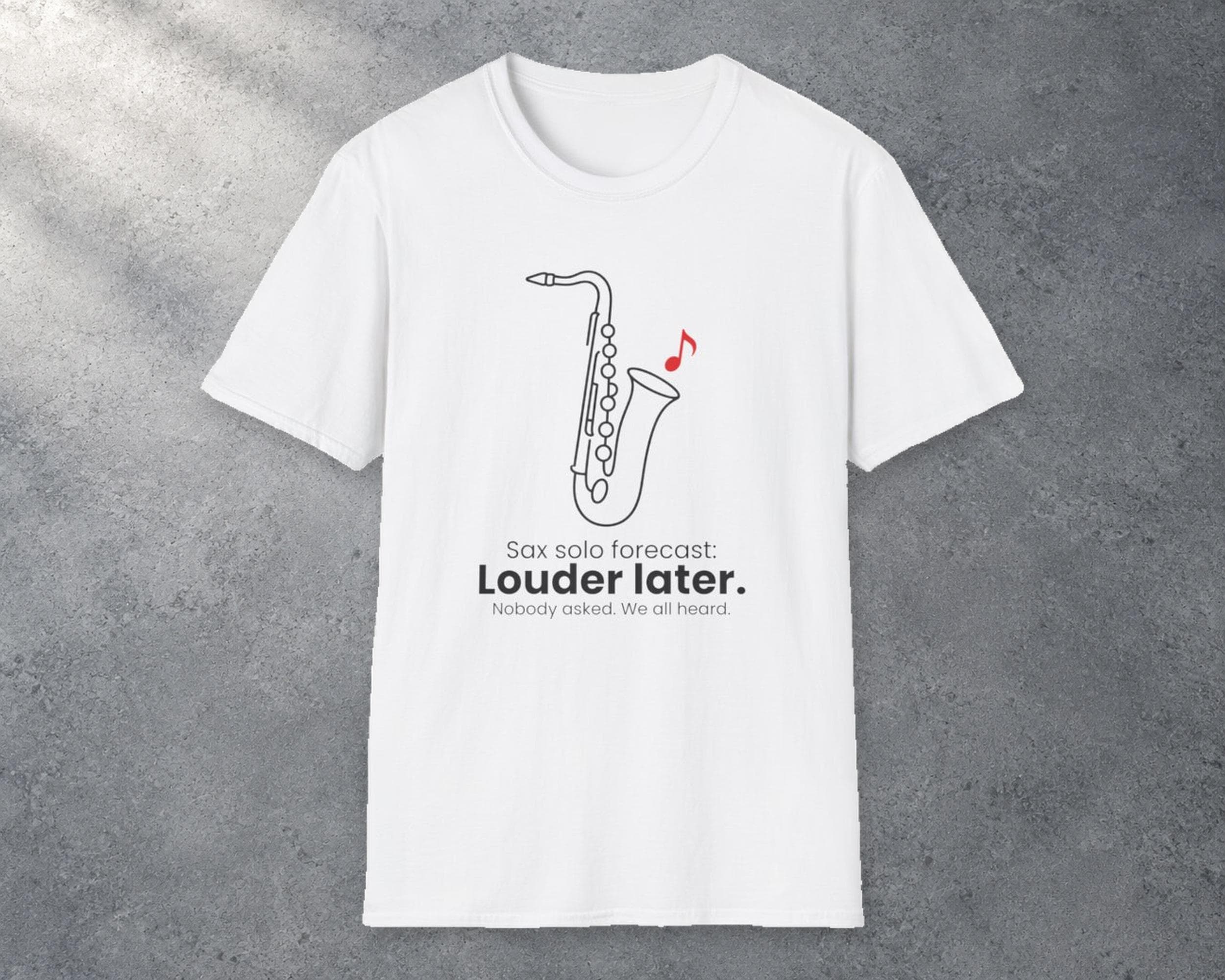 Sax Solo Forecast Tee photo 1