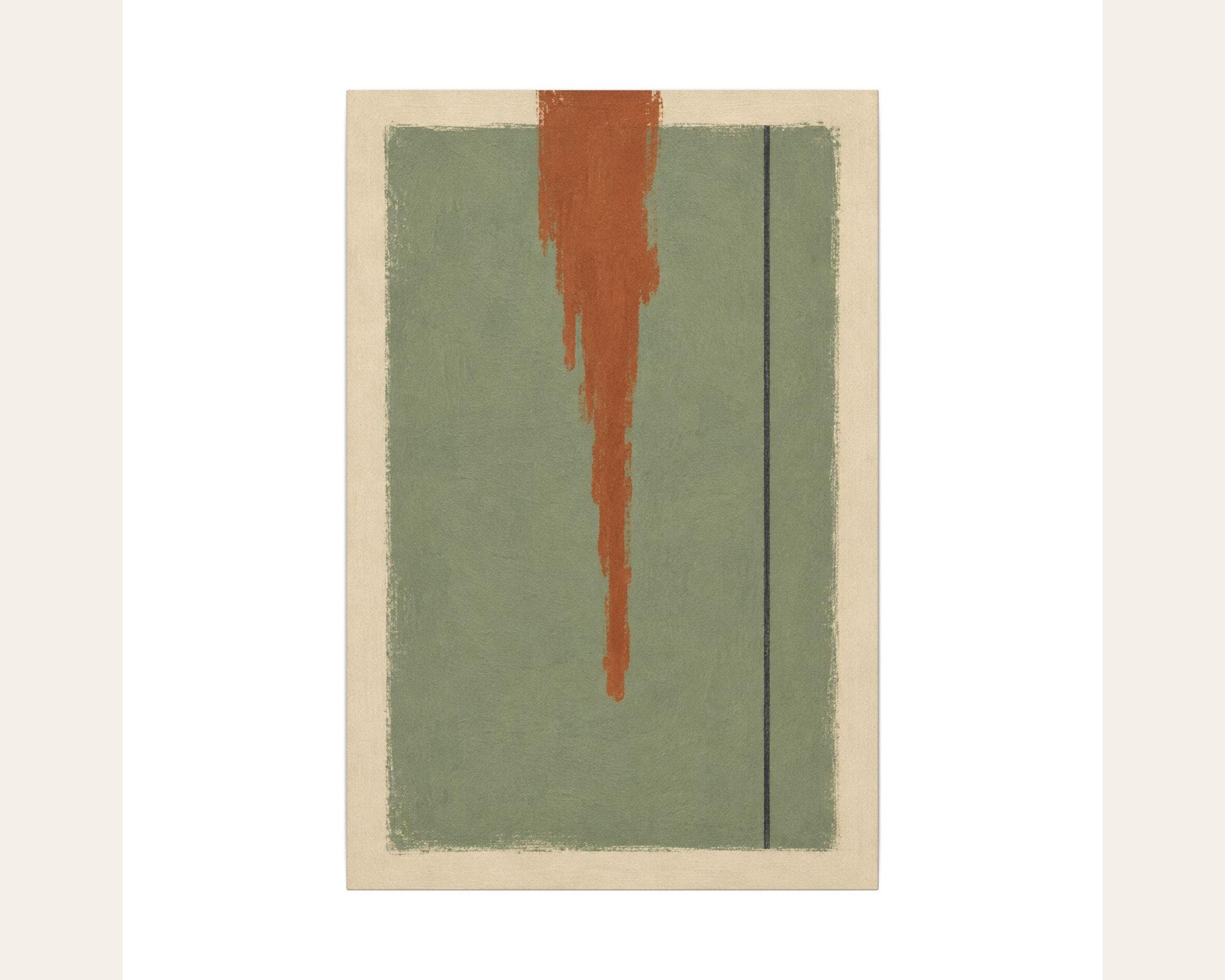 Terracotta Drip Vertical Canvas photo 3
