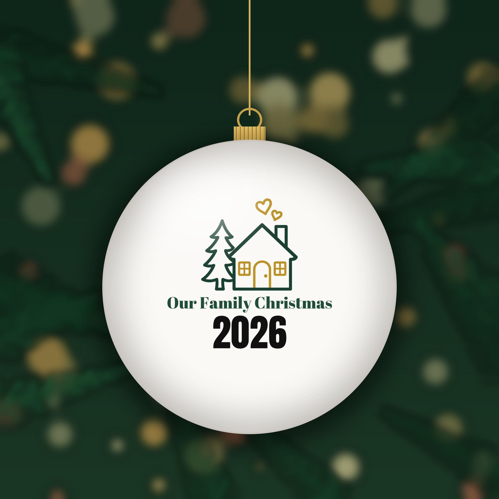 Family Christmas Ornament 2026 photo 1