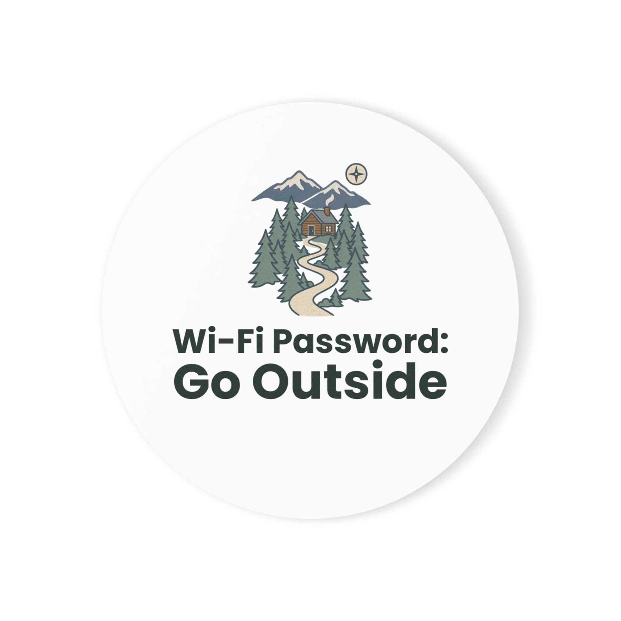 Wi-Fi Password Trail Map Coaster photo 4