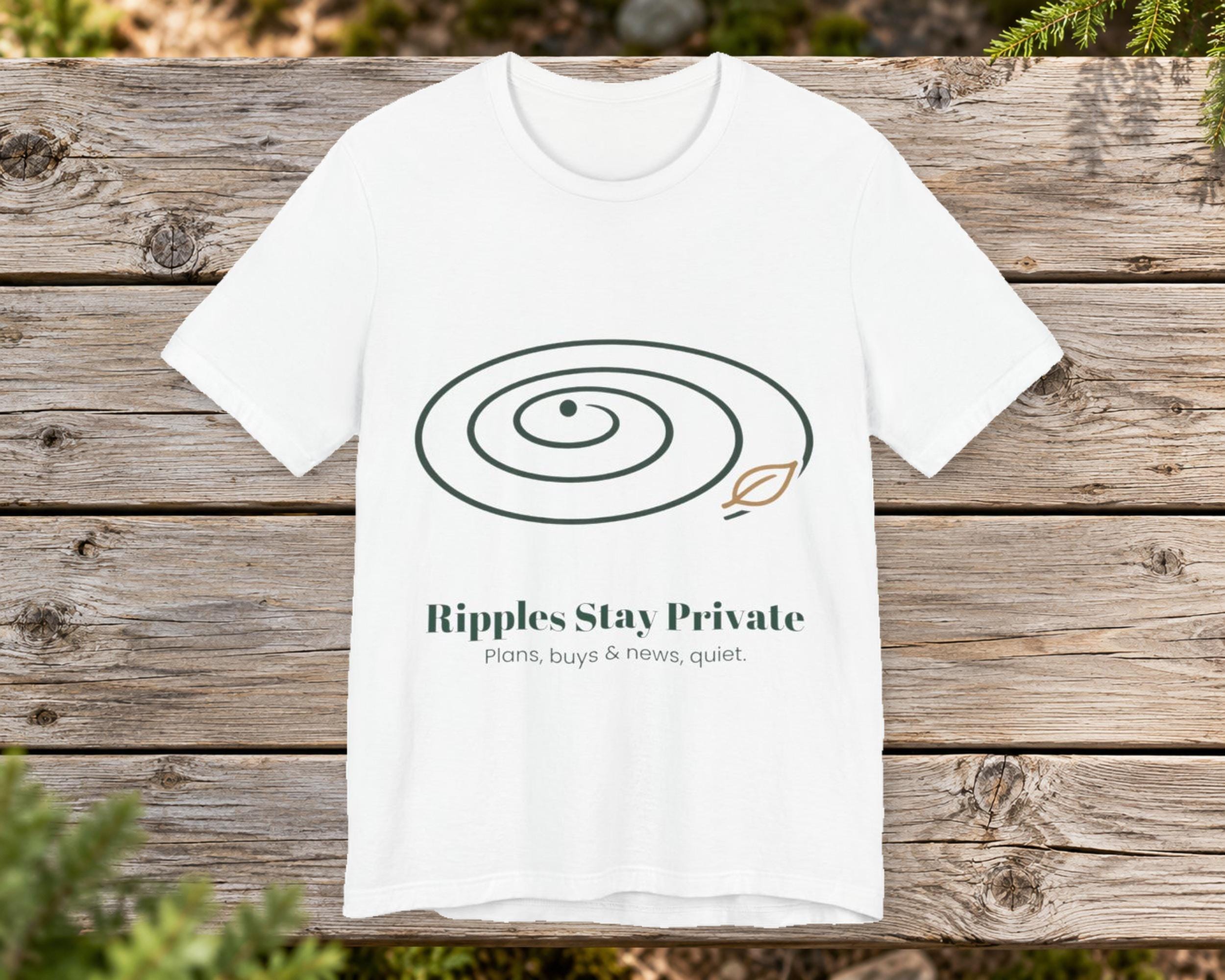 Ripples Stay Private Tee photo 2