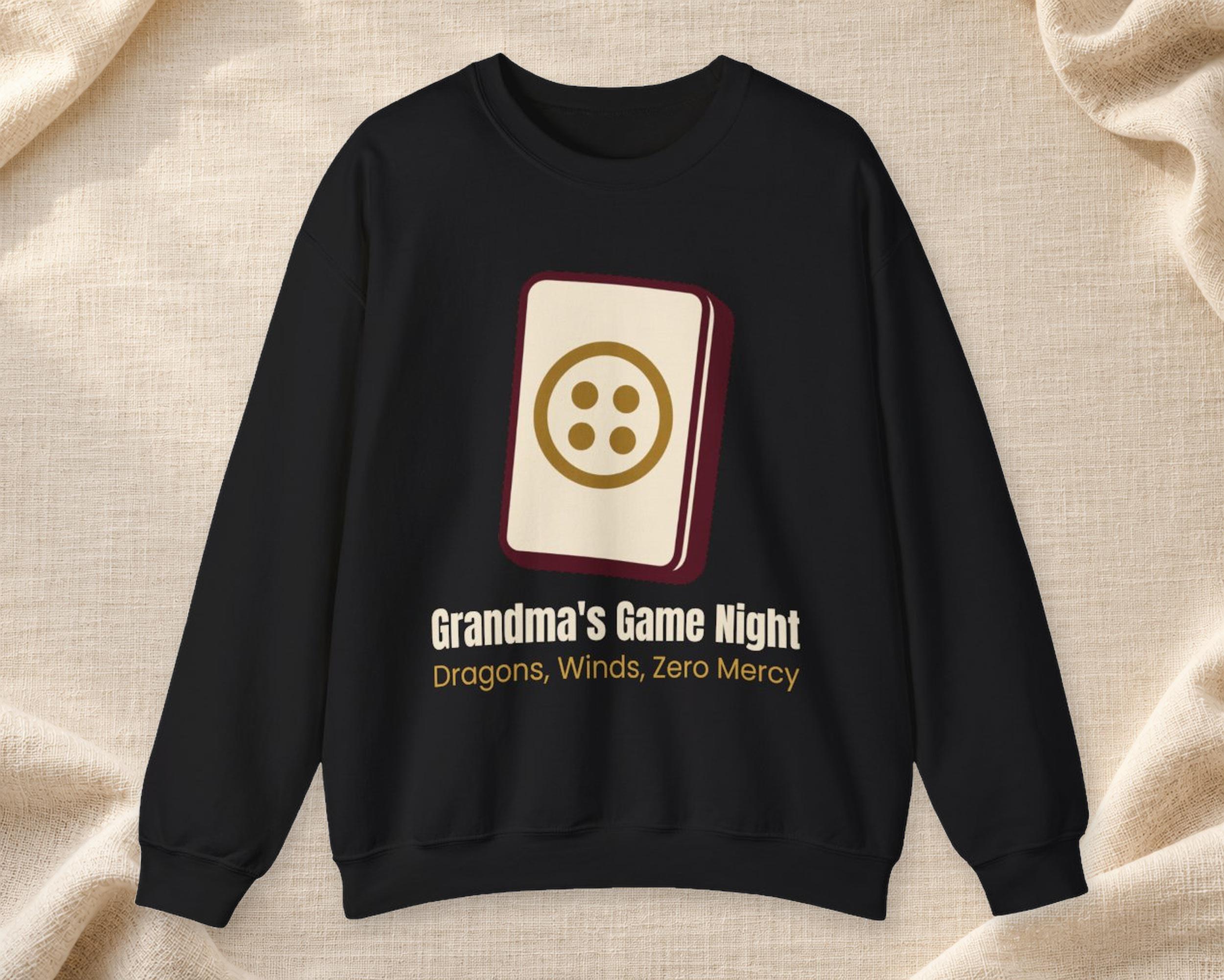 Grandma's Game Night Mahjong Sweatshirt photo 2