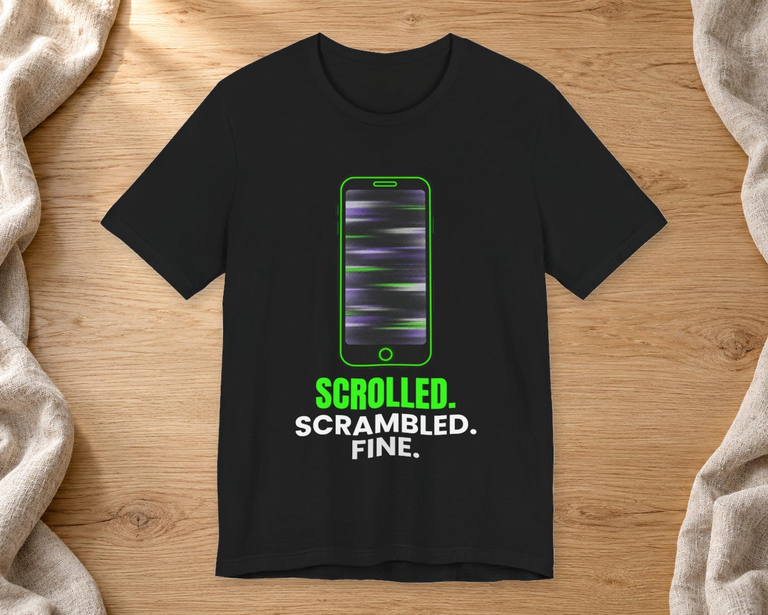 Scrolled Scrambled Fine Tee photo 2