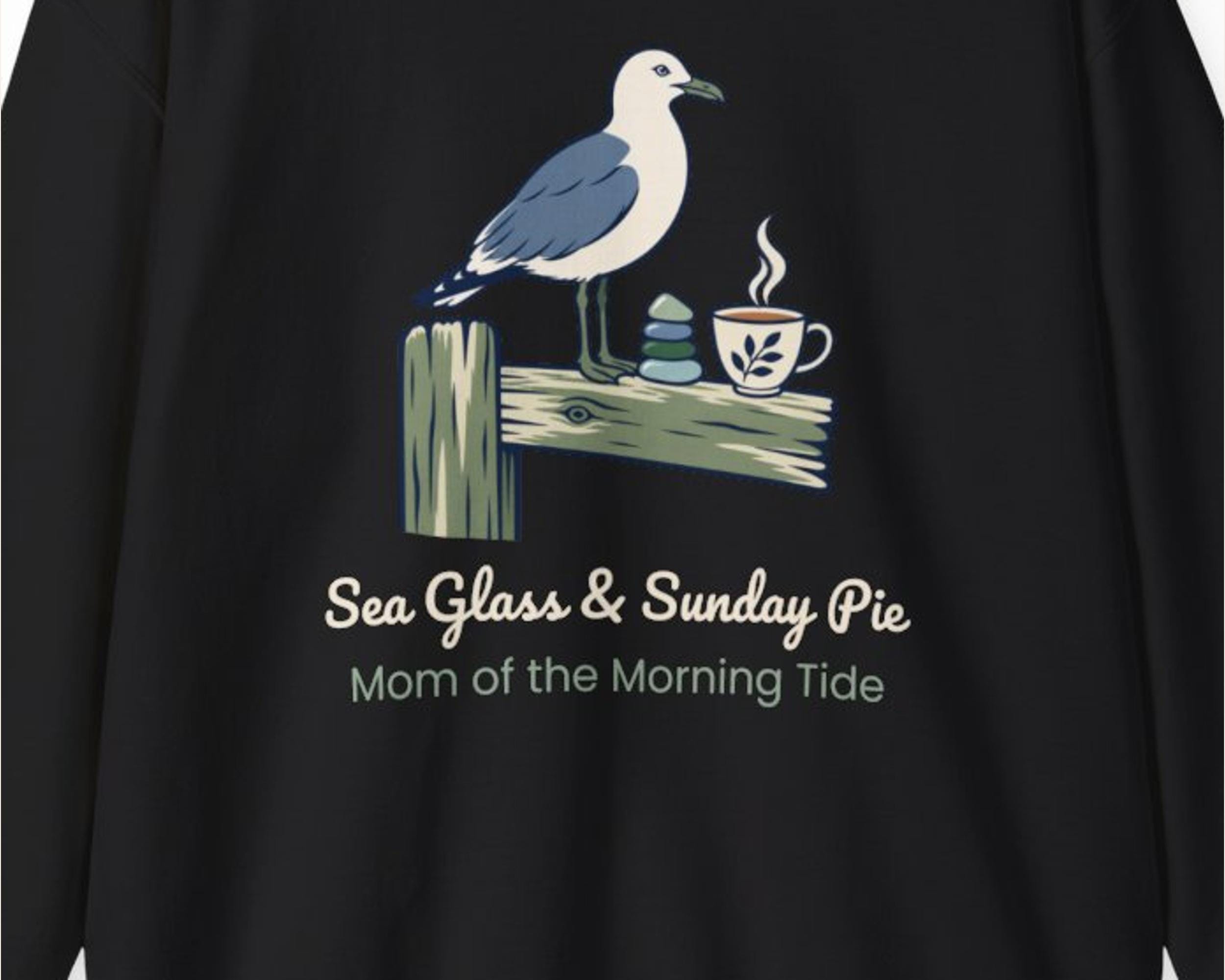 Sea Glass and Sunday Pie Sweatshirt photo 3