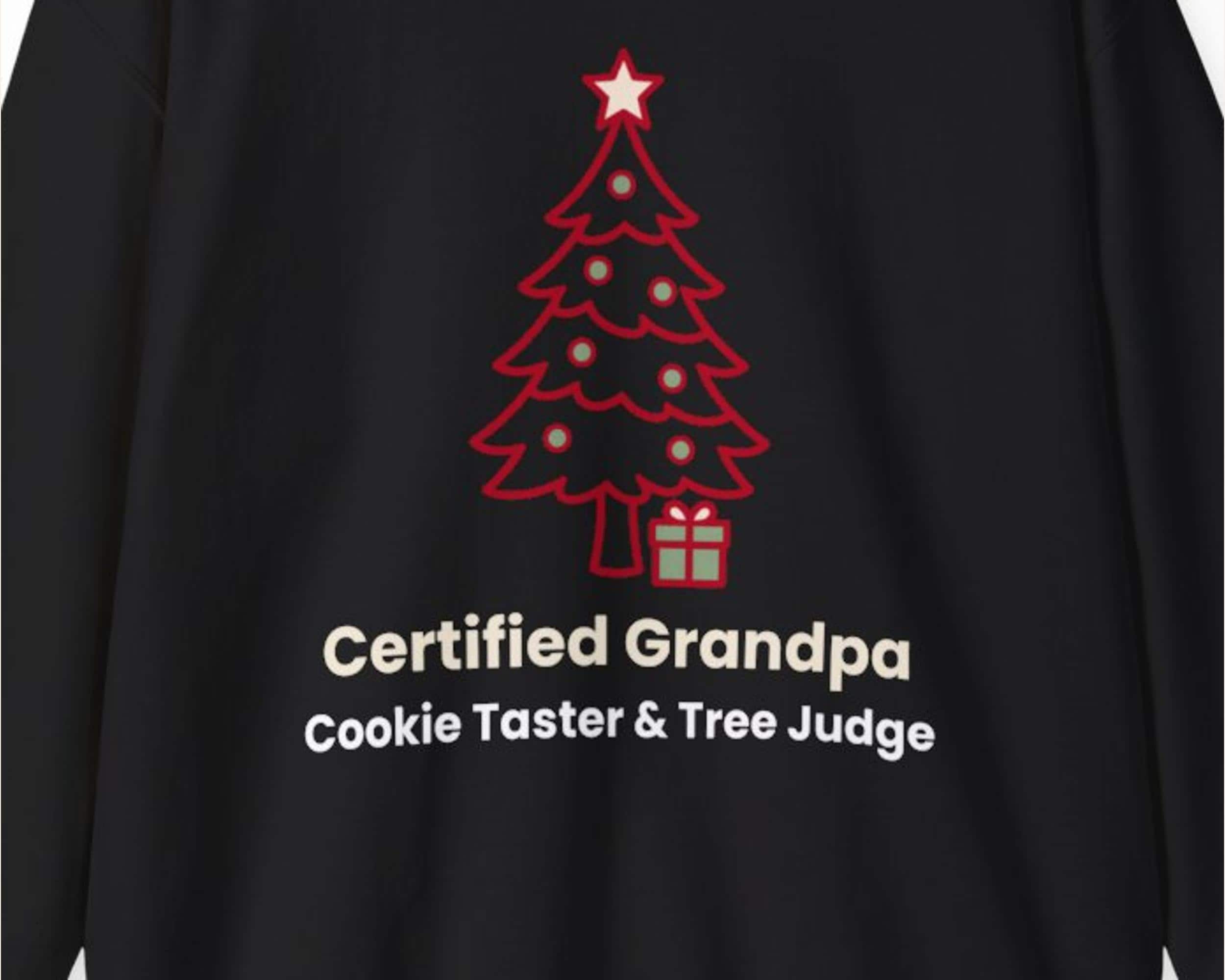 Certified Grandpa Christmas Sweatshirt photo 3