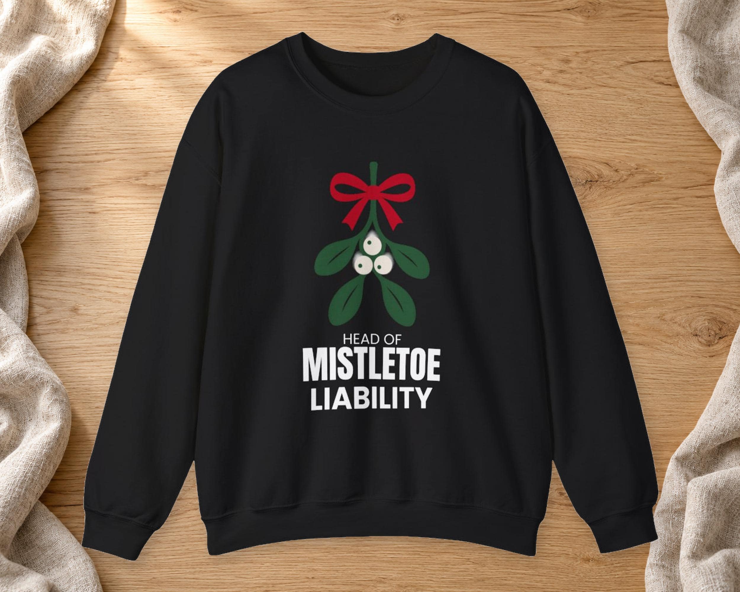 Mistletoe Liability Crewneck photo 2