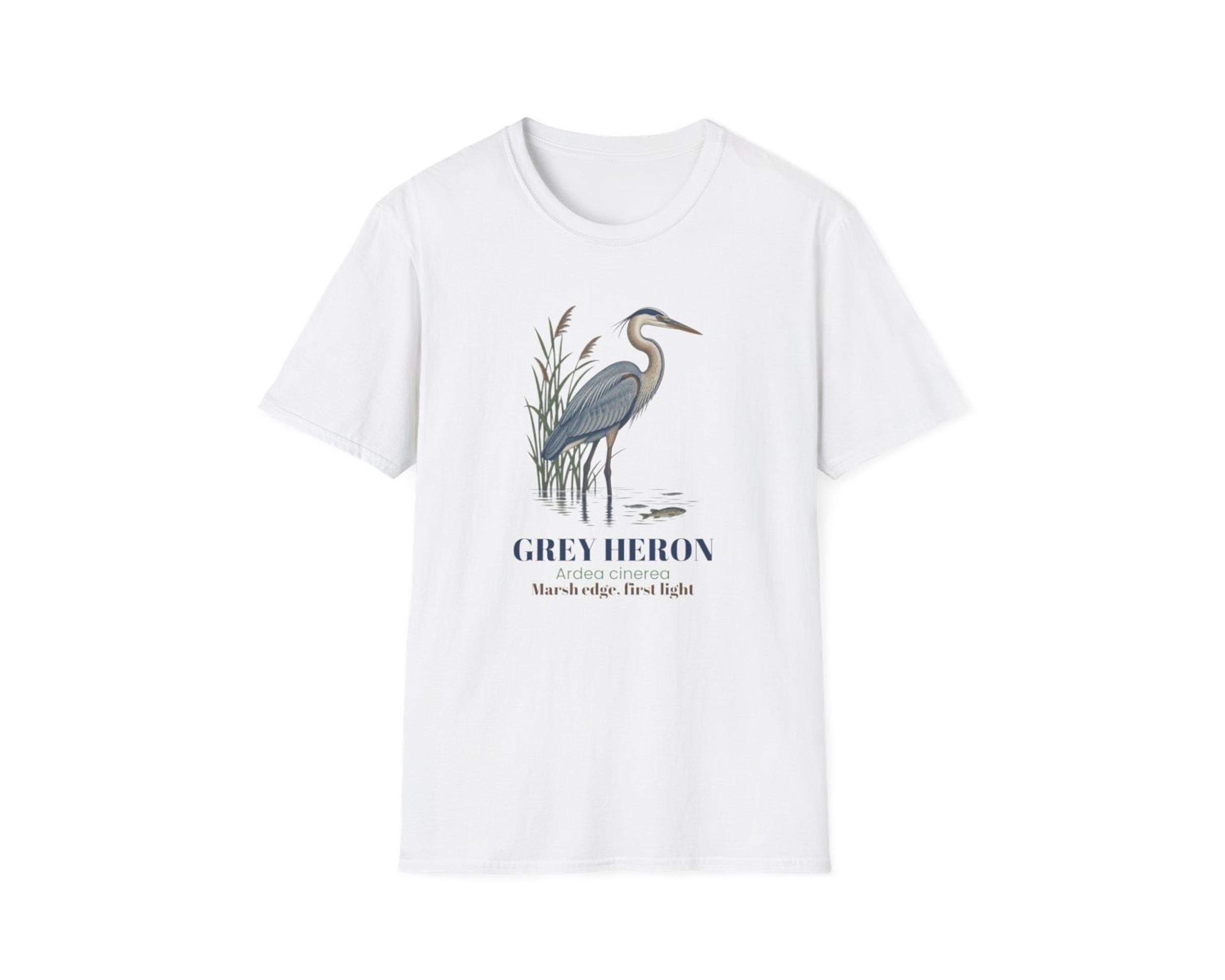 Grey Heron Field Log Tee photo 4