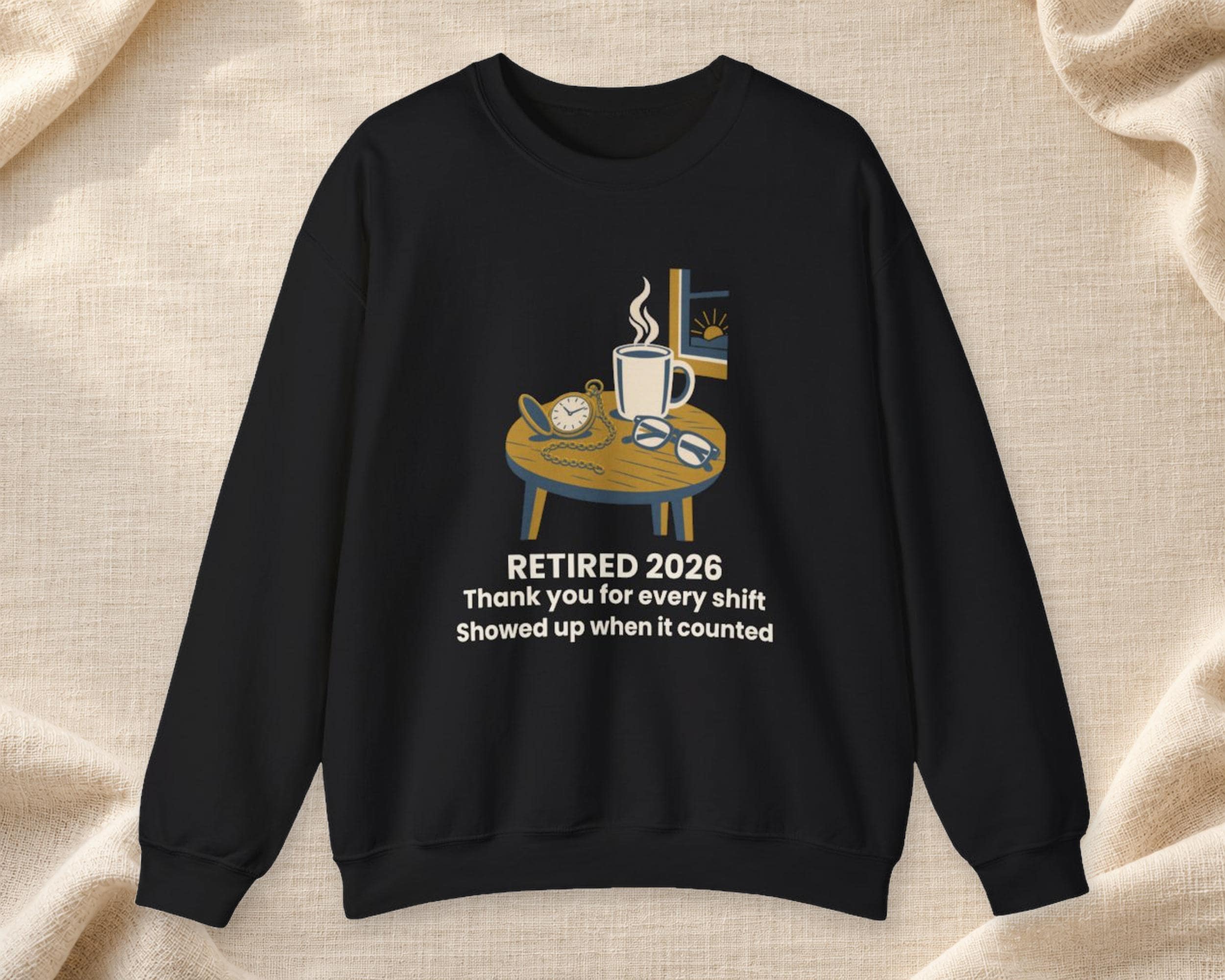 Retired Police Officer Crewneck photo 1