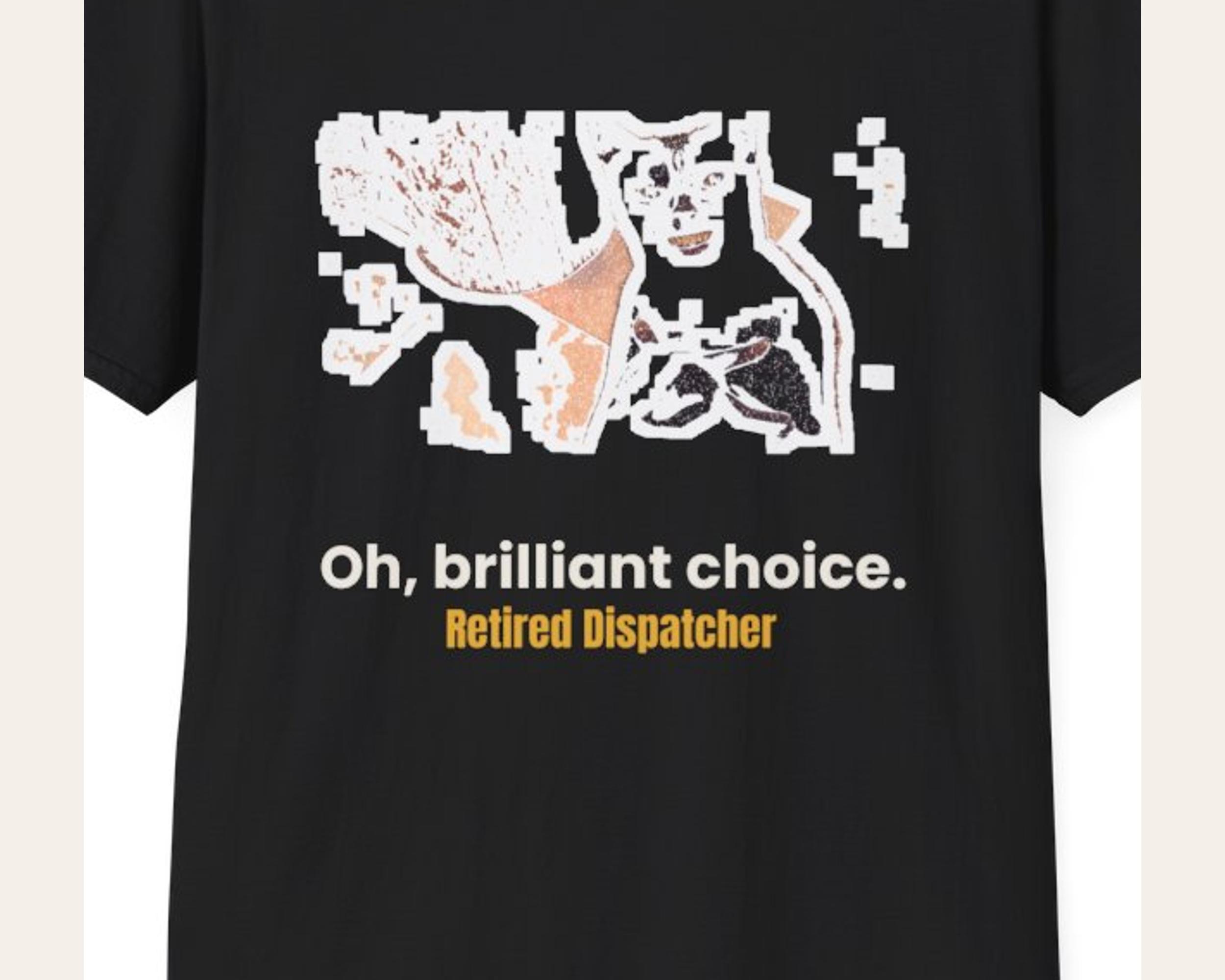 Retired Dispatcher Gift Tee photo 3