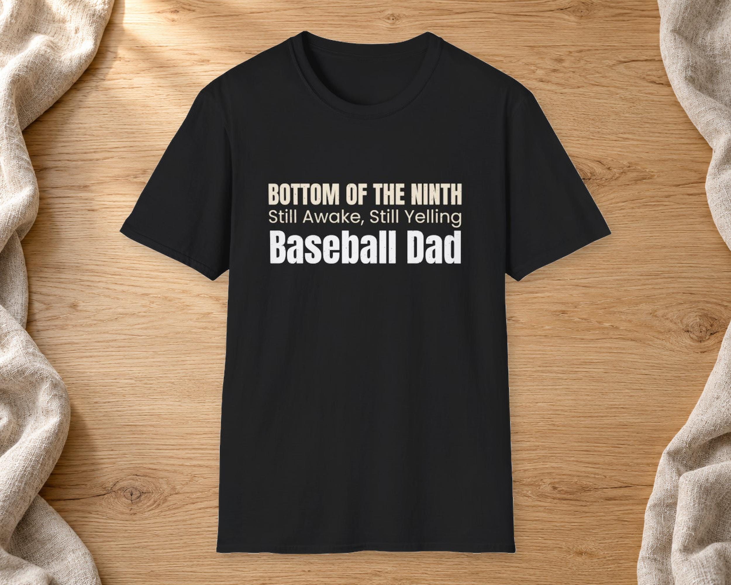 Bottom of the Ninth Baseball Dad Tee photo 2