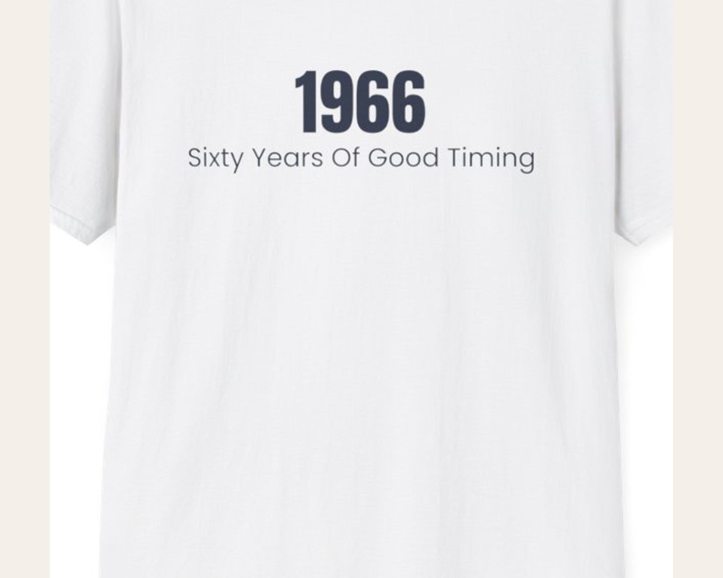 1966 Milestone Birth Year Tee photo 3