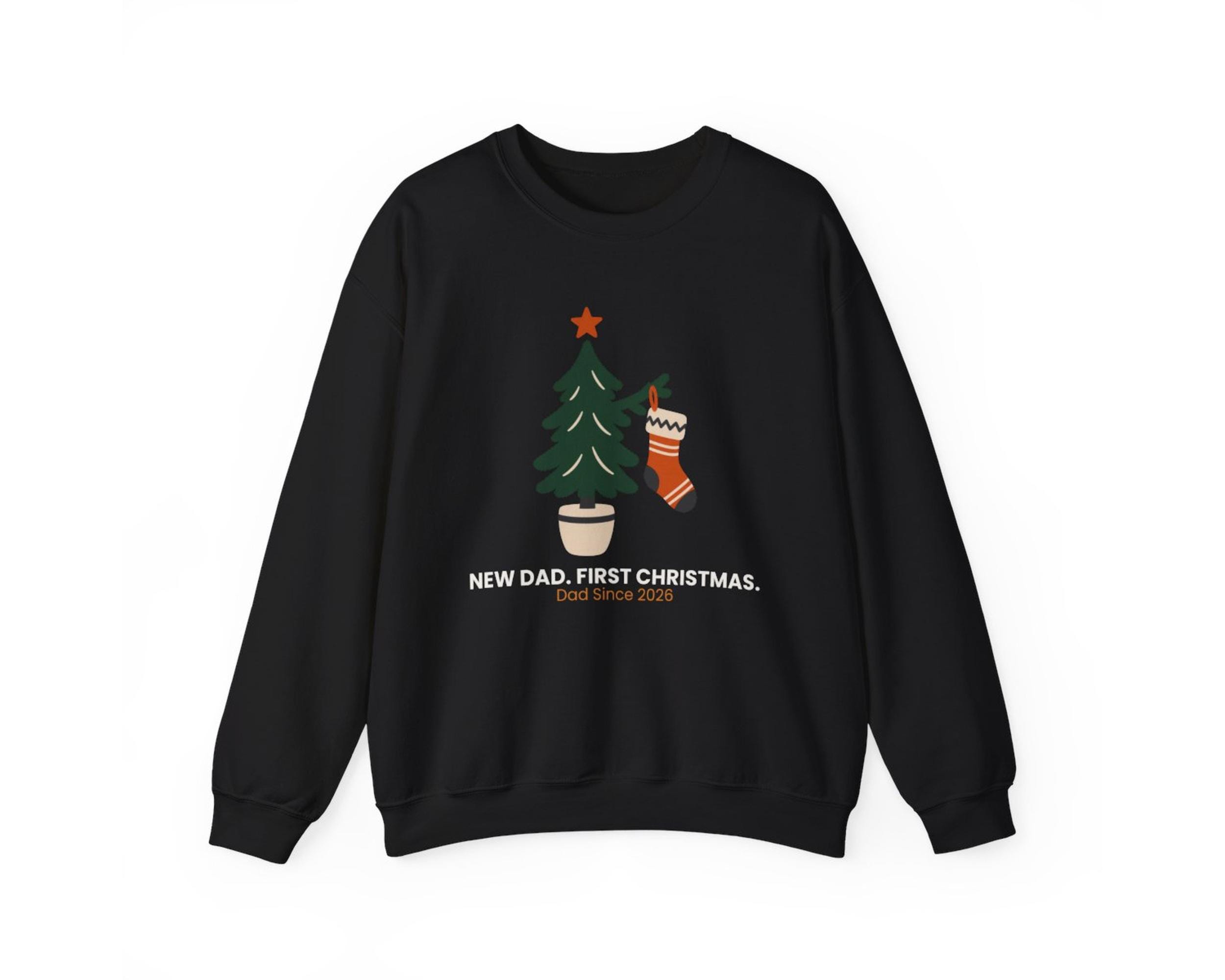 New Dad First Christmas Sweatshirt photo 4