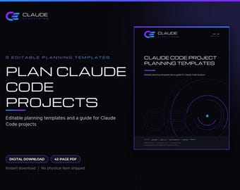 Claude Code Project Planning Templates, Feature Spec, User Stories, QA Plan, Release Checklist