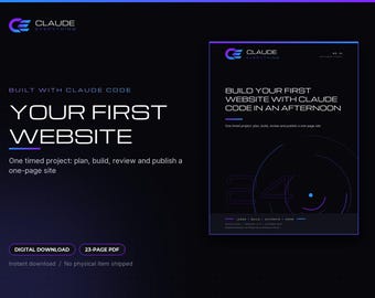 Build a Website With AI in One Afternoon: Beginner Claude Code Guide and Checklist