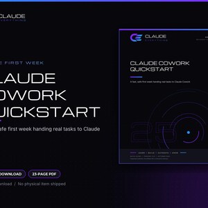 Claude Cowork Quickstart PDF: Beginner Guide, Safety Checklist, Task Brief Template