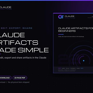 Claude Artifacts for Beginners PDF: Build Checklists, Plans and Simple Tools, Printable Guide