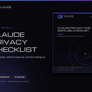 Claude Privacy Checklist PDF: Safe Use Guide for Beginners and Small Business