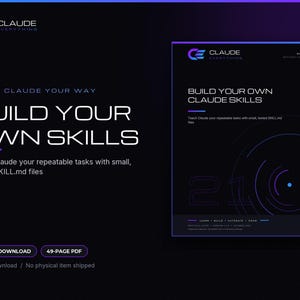 Build Your Own Claude Skills: Beginner SKILL.md Guide, Worked Examples, Testing Checklist PDF