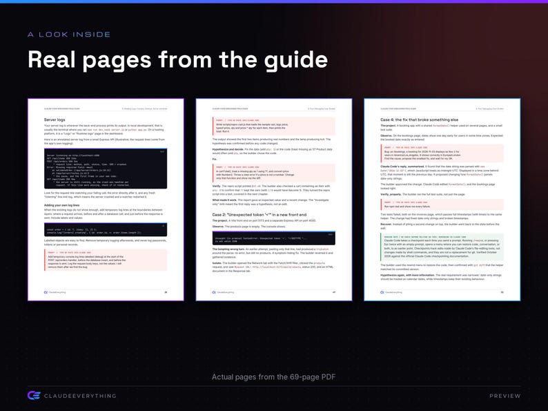 Claude Code Debugging Field Guide, Error Catalog, Bug Report Template and Practice Exercises image 5
