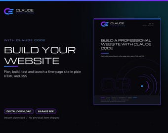 Build a Professional Website with Claude Code, HTML CSS Tutorial and Starter Site Files