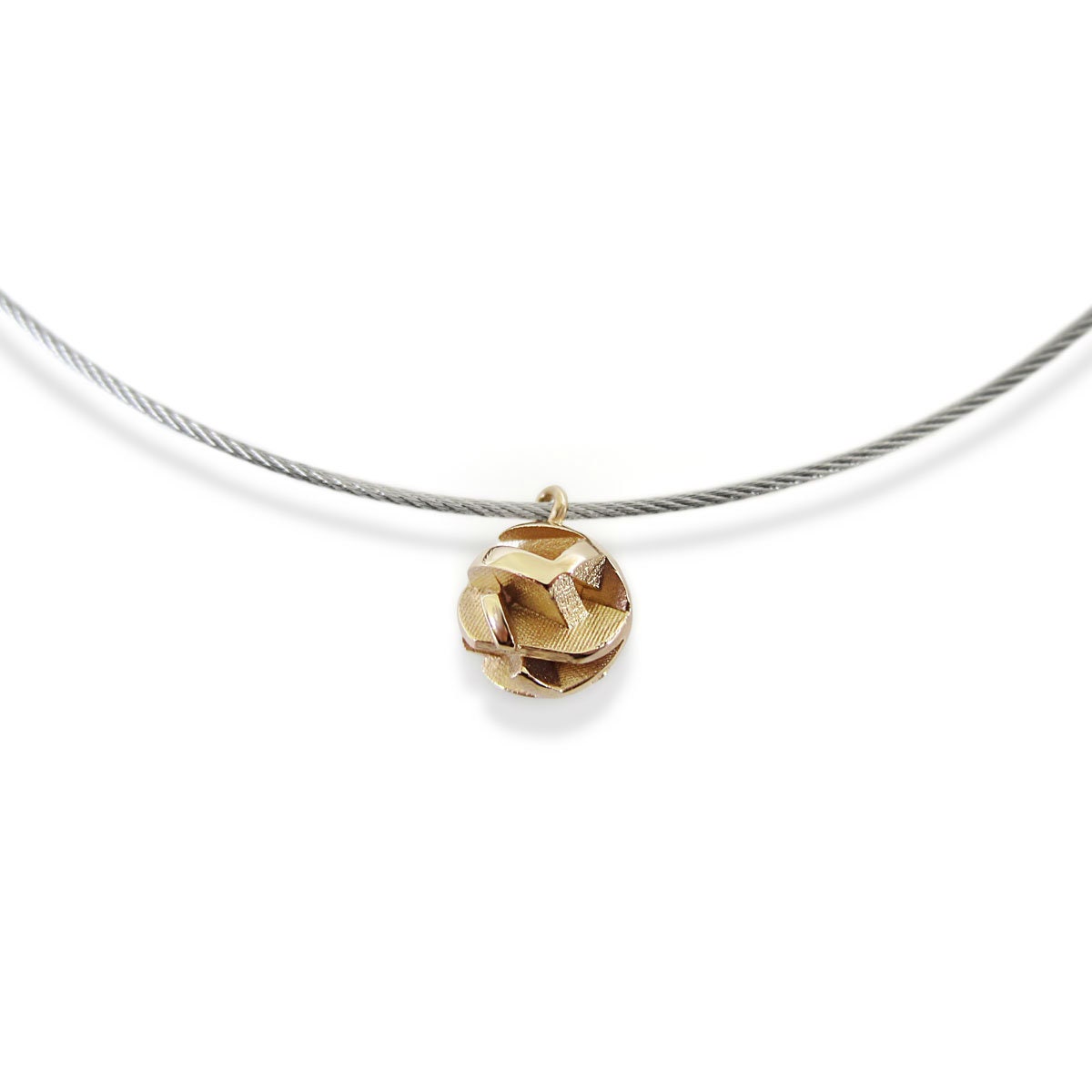 3D Printed 9ct Rose Gold Choker 