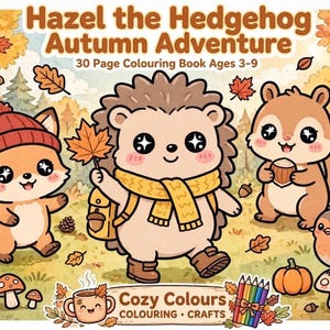La aventura otoñal de Hazel la eriza imagen 1
