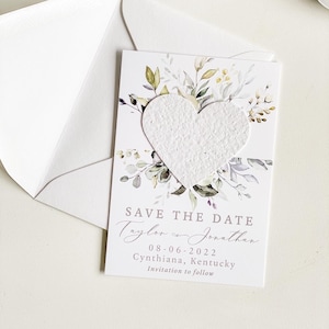 growNOTES™, Full Size Cards, Custom, Mailing Card & Envelope, Wedding, Bridal, Baby, Shower, Save the Date, Seed Paper, Plantable, 3.5&quot;x5&quot;