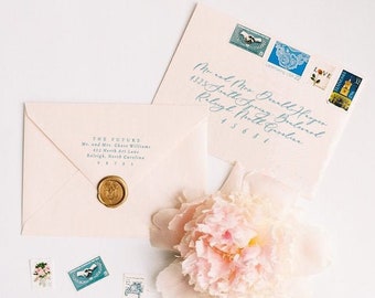 Guest Addressing Printed Envelopes, Custom Addressing, Calligraphy, Wedding Envelopes, Wedding Suite