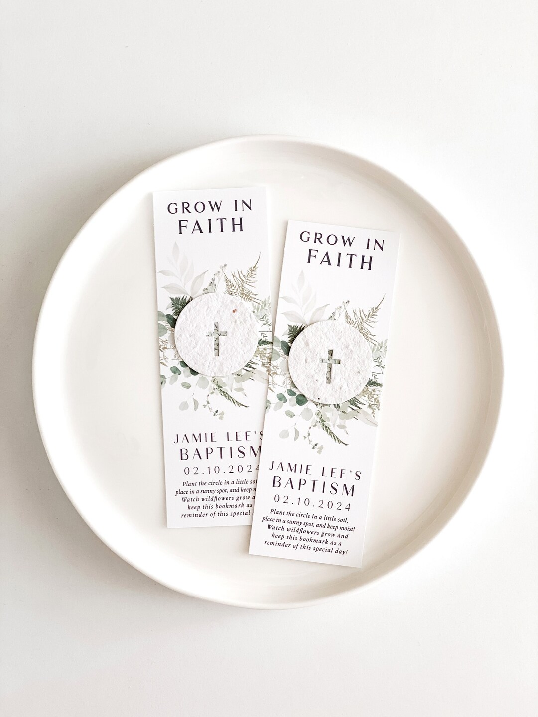 Grownotes™ Grow in Faith Bookmark Favor, With Plantable Seed Paper ...