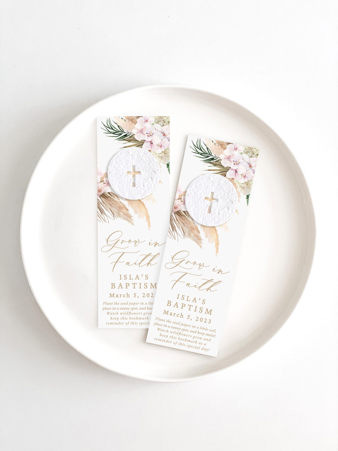 Grownotes™ Grow in Faith Bookmark Favor, With Plantable Seed Paper ...