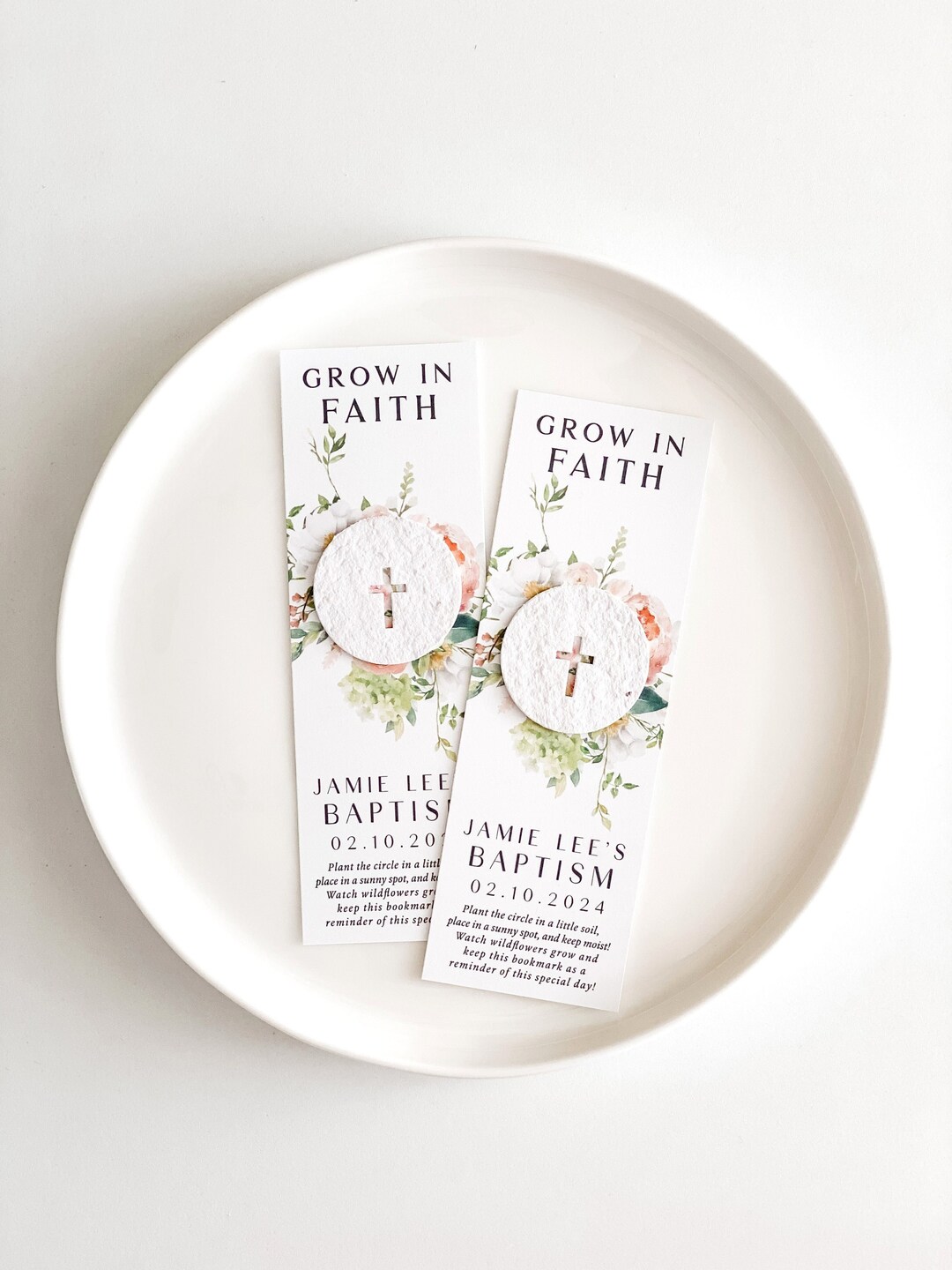 Grownotes™ Grow in Faith Bookmark Favor, With Plantable Seed Paper ...