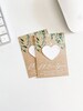 growNOTES™, Let Love Grow Favor Cards, Greenery Drop, Mailable Favor, Mini Seed Paper Cards, Plantable, Wallet Size, Wedding Shower, #1 