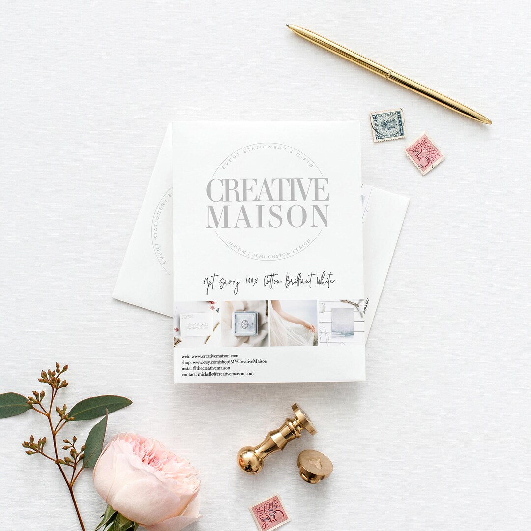 Sample Paper Pack, Printing Services, Creative Maison - Etsy