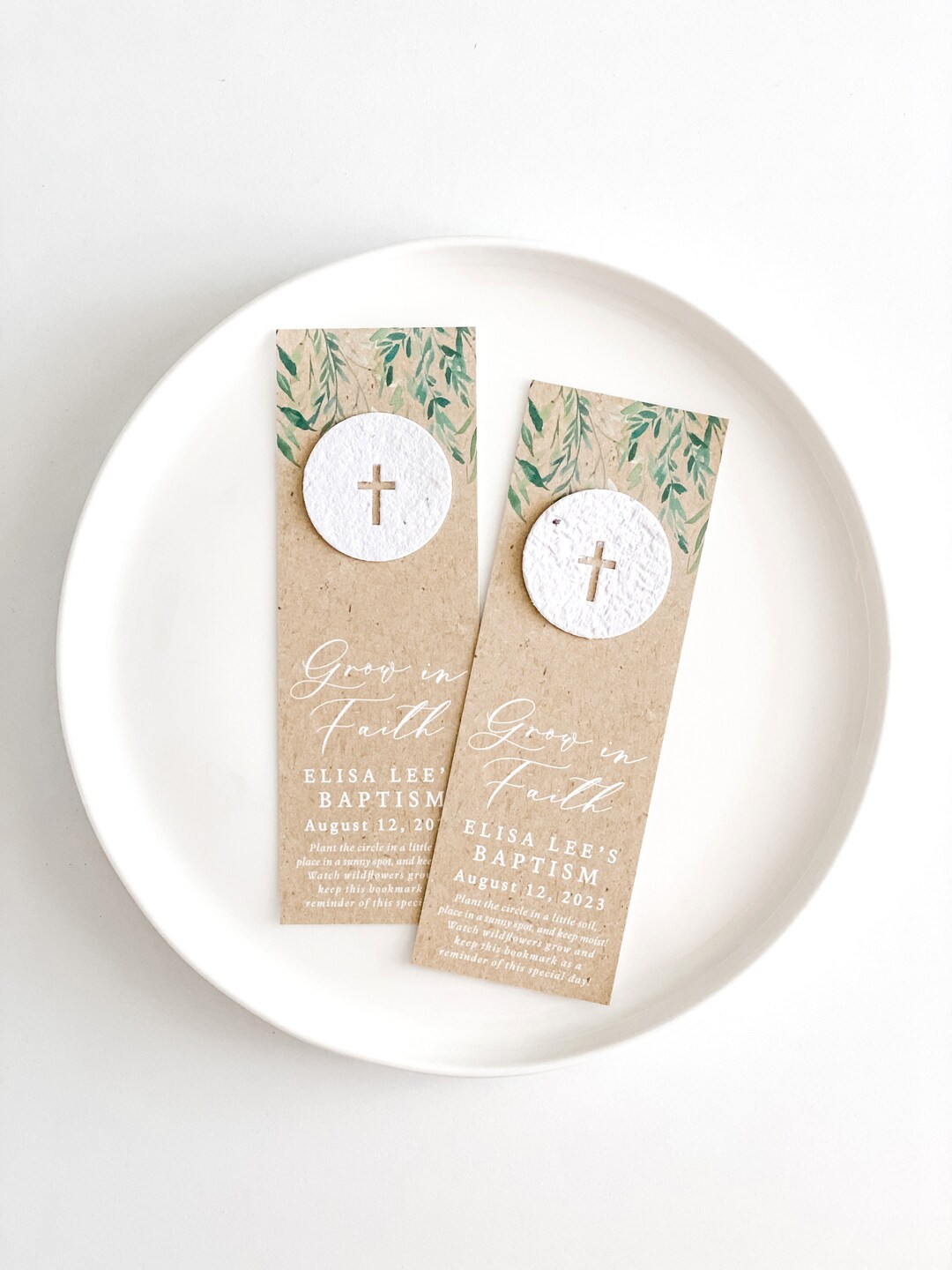 Grownotes™ Grow in Faith Bookmark Favor, With Plantable Seed Paper ...