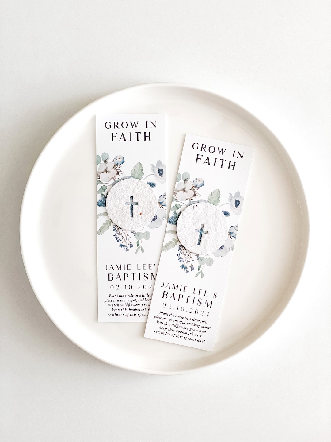 Grownotes™ Grow in Faith Bookmark Favor, With Plantable Seed Paper ...