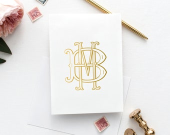 SEMI-CUSTOM Vintage Monogramm Hochzeit Monogramm Logo Einfache Cliparts Liste vor dem Kauf lesen Nicht erstattungsfähig Wappen #1