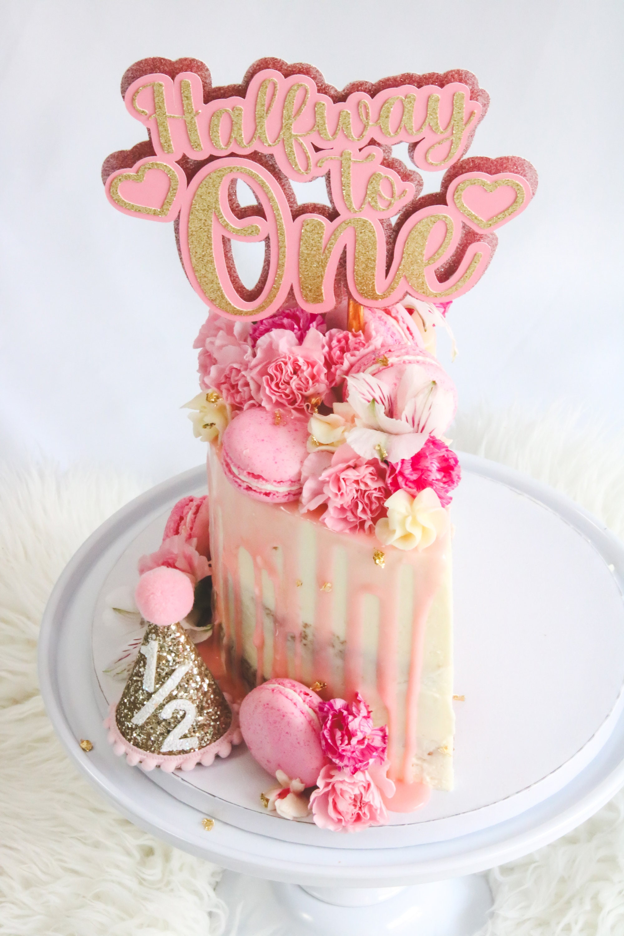 1 2 way to one cake topper