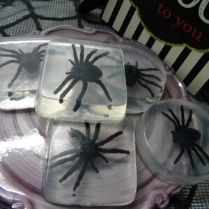 Spider Soap Favors / Halloween soap party favors image 4