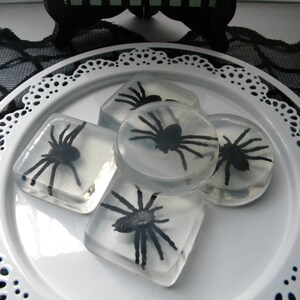 Spider Soap Favors / Halloween soap party favors image 2