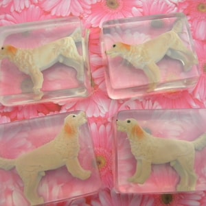 Golden Retriever Soap Favors/ Dog soap gift/