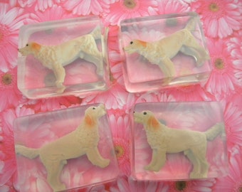 Golden Retriever Soap Favors/ Dog soap gift/