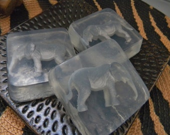 Elephant Soap Favors / Safari decor / Elephant Party Soap Favors
