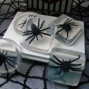 Spider Soap Favors / Halloween soap party favors image 3